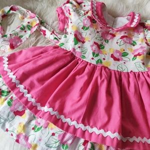 Boutique floral dress baby/infant girl